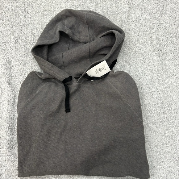 grey cotton hoody. New, never worn- size: xl, - Picture 2 of 7